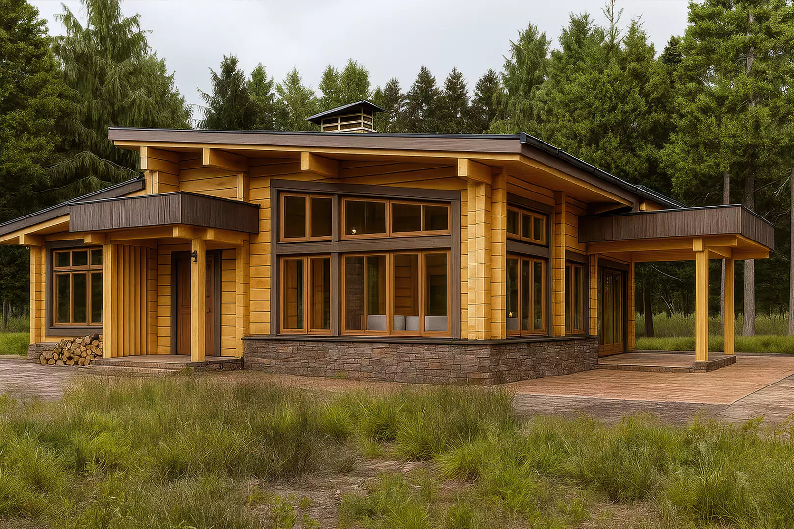 Деревянные окна ECOWOOD